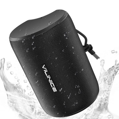 Portable Bluetooth Speaker, IPX7 Waterproof Wireless Speaker, Bluetooth 5.0, TWS Mini Speaker for Home/Party/Outdoor/Travel/Gifts, Black